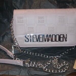 NWT Lilac Steve Madden Crossbody Bag Bdouble Zip Crossbody Bag Purple Purses